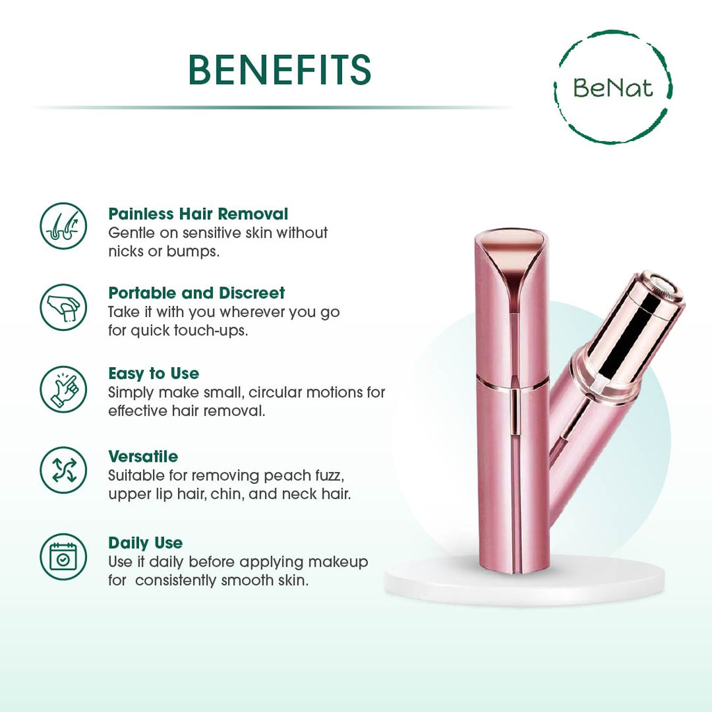 BeNat Facial + Eyebrow Hair Removers